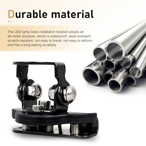Soportes Metálicos Ajustables para Barra LED 2PCS miniatura 3