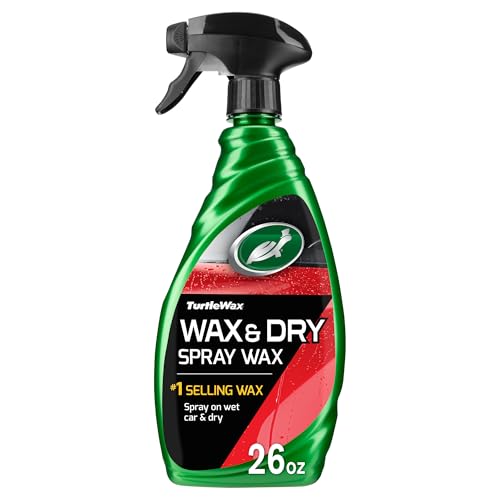 Turtle Wax T-9-6PK 1-Step Wax and Dry, Quick and Easiest Step to High Shine, for Cars, Trucks, Motorcycles and RVs, 26 oz. (Pack of 6)