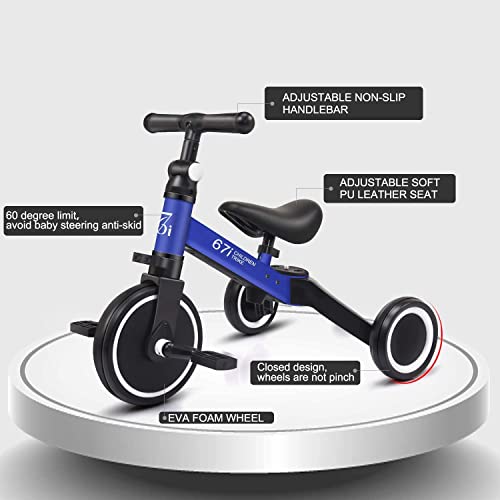 67I SLC006-001 Kids Tricycles For 1-3 Year Olds 3 In 1 Tricycle Toddler Bike thumb #6