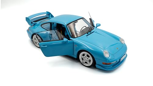 Solido 1:18 Porsche 911 (993) Riviera Blue 1997 miniatura 7