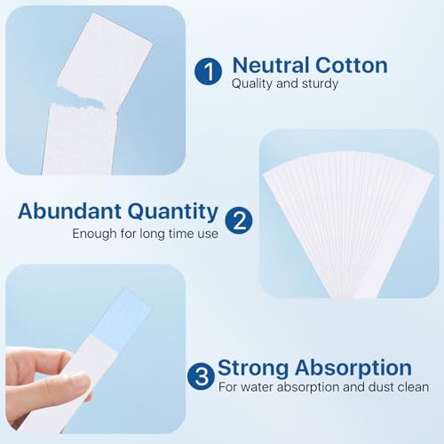 Image of 1000Pcs Chromatography Paper Strips, 6.3 x 0.79 inch Experiments Filter Papers, Laboratory Cleaning Paper for Chemistry, Laboratory, Classroom, Pigment Separation and Experiments