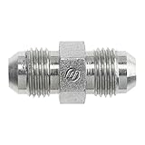 Brennan 2403-08-08 Steel JIC Flared Tube Fitting, Straight, 1/2