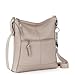 The Sak Lucia Crossbody in Leather, Adjustable Crossbody Strap, Sand Stitch