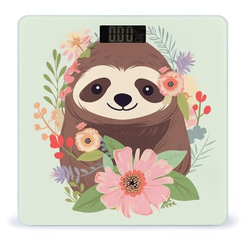 Báscula Digital de Baño FekiLoot con Pantalla Grande miniatura 1