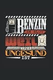  Benzin Im Blut: Notizbuch A5 Liniert Zum Eintragen Notieren Aufschreiben I Tagebuch Zum Selberschreiben Und Ausfüllen. Arbeitsbuch Für Tuning Schrauber Kfz Mechaniker Auto Tuner