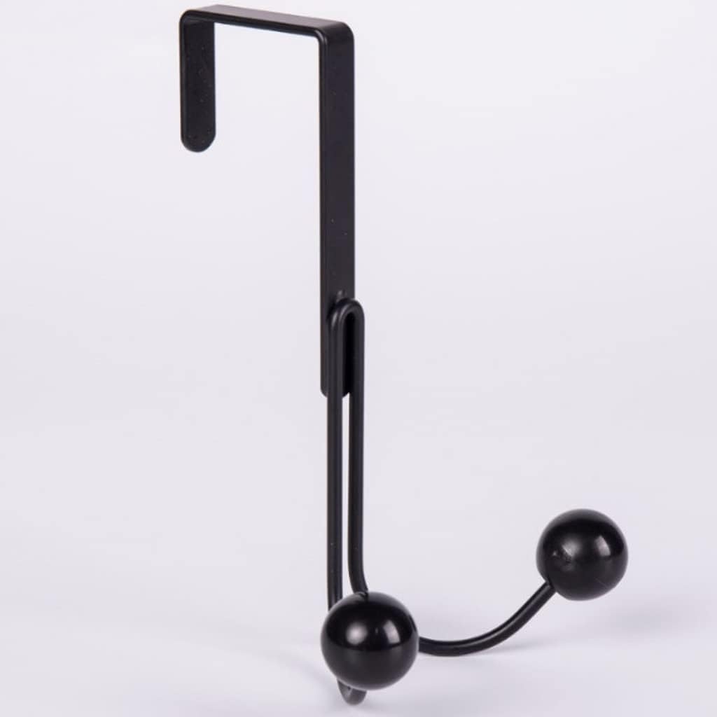 5pcs Over The Door Hanger Hooks For Hanging Coats Hats Clothes Kitchen Bathroom Towel Hook Key Holder