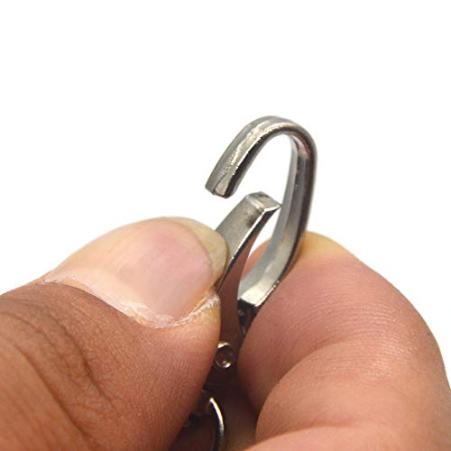 Black Bulk Lanyards for Id Badges Nylon Neck Flat Lanyard Swivel Hook clips - Image 3