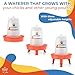 Lil'Clucker 1L Chick Feeder, 1.5L Chicken Waterer - No Leakage Chick Feeder and Waterer Kit, Hanging Baby Chick Waterer, Durable Chicken Water Feeder, Chicken Feeder and Waterer Set, Poultry Waterer