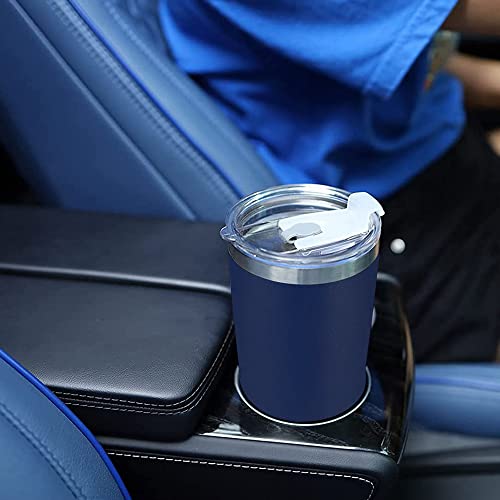 Copo Térmico Aço Inox 600ml Cha Água Cerveja Com Tampa Brastoy (Azul)
