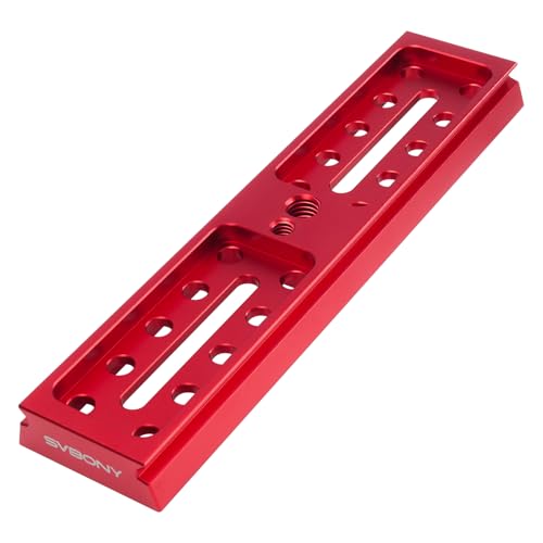 SVBONY SV239 Dual-Sided Dovetail Mount Plate 185mm 7.28" for SV555 APO, Compatible with Vixen Synta Telescope mounts and Arca Swiss Photography Saddles, Telescope Accessories for Sky Astrophotography