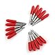 Plotter Messer, 15 Stücke Plotter Klingen 45 Grad, Plotter Cutter Blades, Rote Kappe Hartmetall Roland GCC Cutter Schneideplotter Klinge