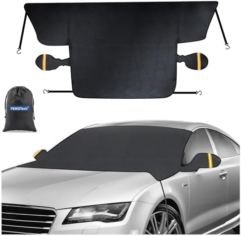 Big Hippo Windshield Cover For Ice And Snow Windshield Snow Cover With Side Mirror Cover Fits - View #9