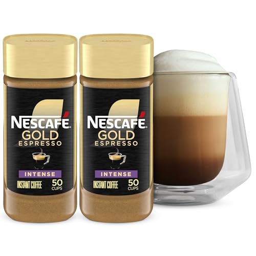 NESCAFÉ Gold Espresso Intense, Instant Coffee, 2 Pack