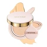 MISTINE Cushion Foundation Breathable Medium Coverage with Satin Finish,Long-Lasting, Oil-Moisture B
