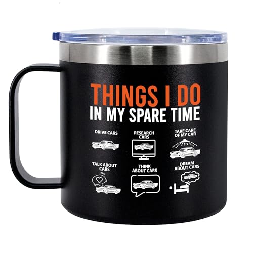 Panvola Things I Do In My Spare Time Car Lover Mug 14oz Black