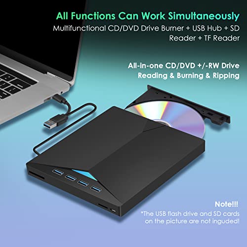 Lecteur DVD externe USB pour ordinateur sans lecteur optique interne