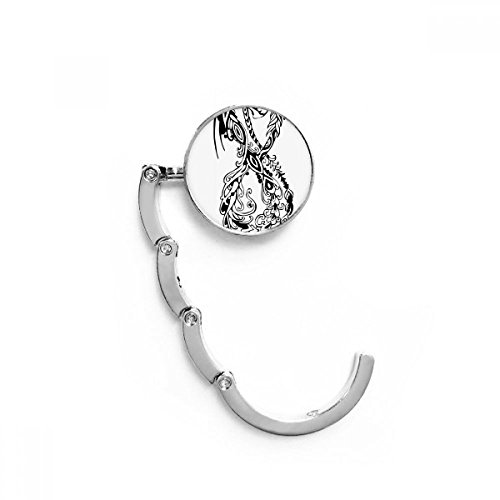 Cintre de bureau pliable dragon pour suspendre votre sac au restaurant