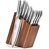 Global 11 Piece Knife Set with Acacia Block