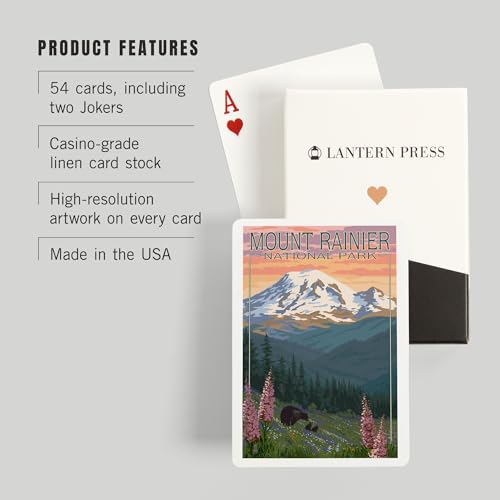 Baraja Póker Mount Rainier National Park 52 cartas miniatura 3