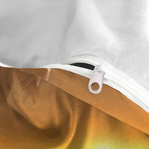 Housse de couette imprimé 3D microfibre solitaire zippée Chasse Bedding - 5