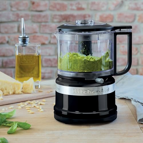 Miniatura 2 de KitchenAid Mini Procesador de Alimentos 830ML, Picadora Eléctrica Compacta 2 Velocidades y Pulso, Ligera y Fácil de Limpiar, Onyx Black