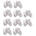 DOITOOL Anti-Static Gloves, 10 Pairs, White, Medium