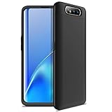 Asdsinfor Galaxy A80 Case Ultra Thin 3 in 1 360 Degree Full Body Case Premium Slim Shockproof Hard PC Plastic Anti-Scratch Bumper Cover for Samsung Galaxy A90 / A80 3 in 1 Black AD