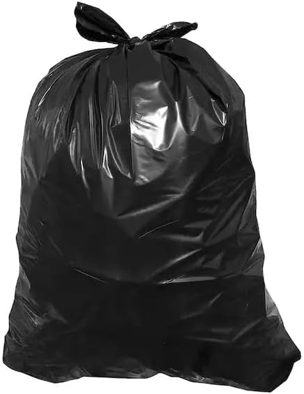 Husky Contractor Trash Bags, 42 Gallon, Heavy Duty, 50 Count – Tear Resistant, Black