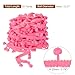 uxcell 10 Yards Pom Pom Ball Fringe Trim, Ribbon Sewing Accessory DIY Crafts for Home Curtain Clothes Pillow Decoration (8mm, Pink)