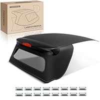 Frankberg Cabrioverdeck ohne Fenster Softtop Schwarz Kompatibel mit Fortwo Coupe 453 Fortwo Cabriolet 453 Fortwo Cabrio 451 Fortwo Coupe 451 Replace# 4517780201C82A