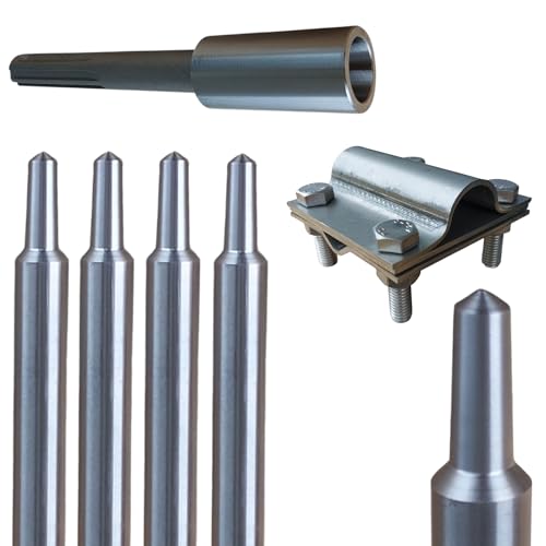 PAG Turbo GmbH® - Blitzschutz Blitzableiter Material Tiefenerder aus Edelstahl (4m Φ20mm 4VA Tiefenerder)