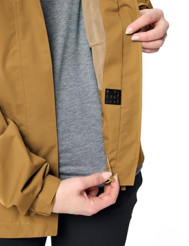 VAUDE Escape Light Regenjacke für Damen – Peanut Butter – Gr. 50 – Ansicht 5