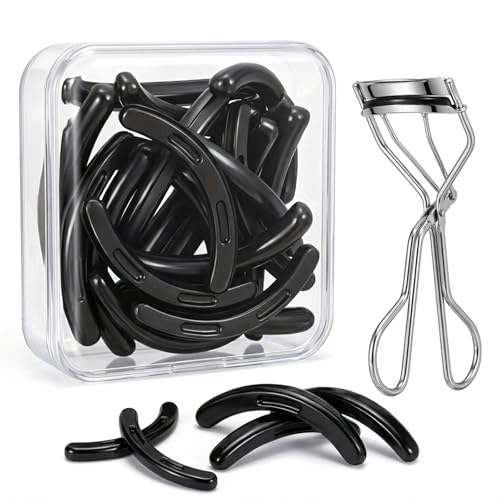 30Pack Compatible for Shiseido Eyelash Curler Refill Pads Only Compatible with Shiseido Eyelash Curler Silicone Replacement Pads (Not Include Curler)