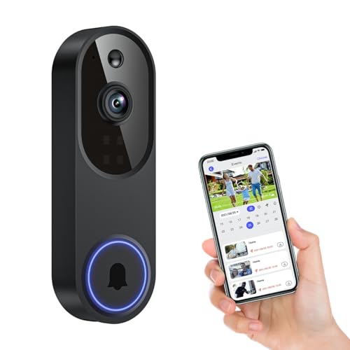 Wireless Wi-Fi Video Doorbell Camera with Night Vision