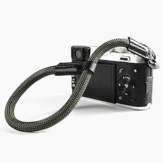 LXH Digital Camera Wrist Strap Handmade Nylon Camera Wristband Strap Compatible with Canon Fujifilm Nikon Sony Olympus(Green)