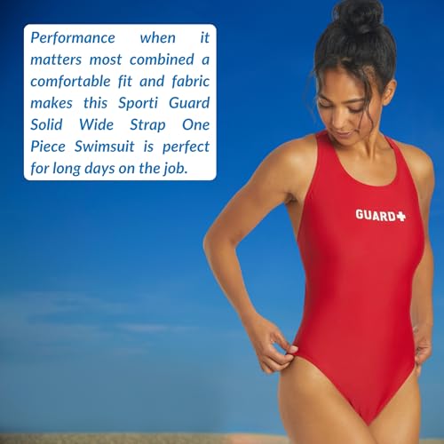 Sporti Women's Lifeguard One Piece Swimsuit - Bathing Suit for Swimmers - Competitive Swimsuit Women3