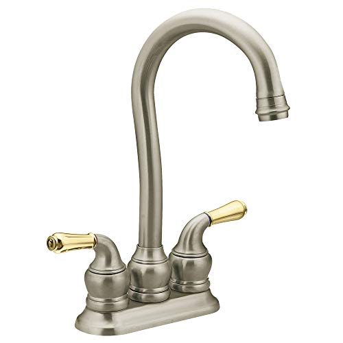 Moen 97558 Monticello Replacement Handle Knob Insert, Polished Brass (2-Pack) #TOP6