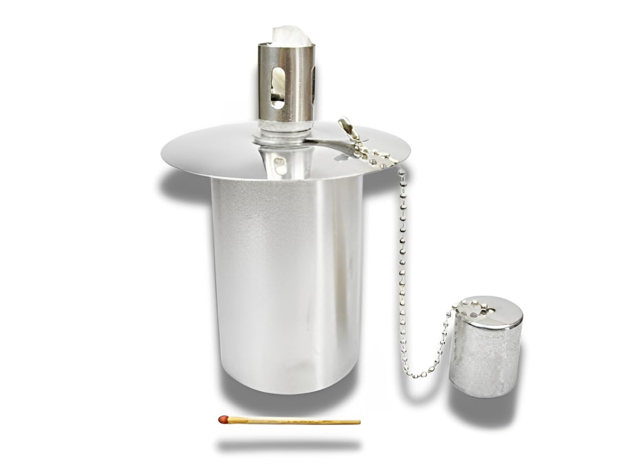 Edelstahl-Ölbehälter 115 cm³ Ø 5,1 cm TÜV-geprüft Set 5 Stück