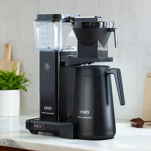 Image of Technivorm Moccamaster 79315 KBGT thermal Carafe 10-Cup Coffee Maker 40 Ounce, Midnight 1.25l