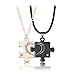 VGWON Collana Puzzle Anima Gemella, Regalo Romantico per Coppia Lui Lei Fidanzato Fidanzata, 2 Collane di Amore Corrispondenti, Regalo per San Valentino, Anniversario e Natale