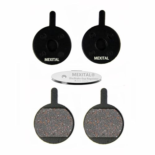 MEXITAL 2 Pares Pastillas Freno Bicicleta para PROMAX DSK-400/410 / 610 / 610J / 650 / 650J / XNINE 14-2