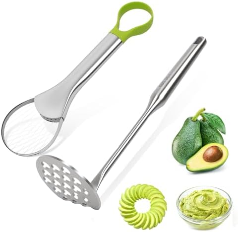 Avocado Slicer,Stainless Steel Avocado Slicer Tool and Avocado Ma...