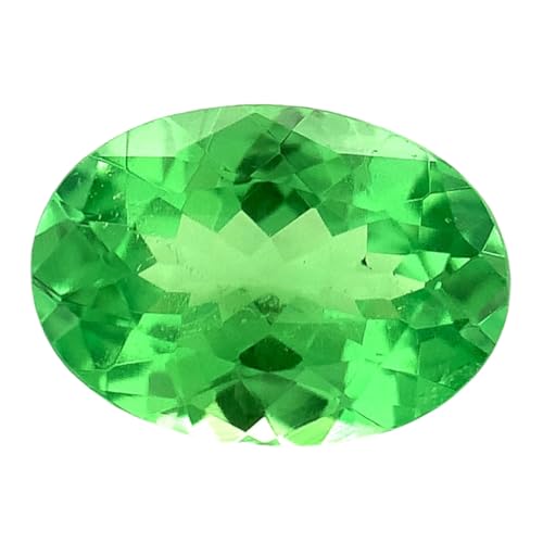 Grenat tsavorite naturel facetté pour fabriquer son collier de mariage