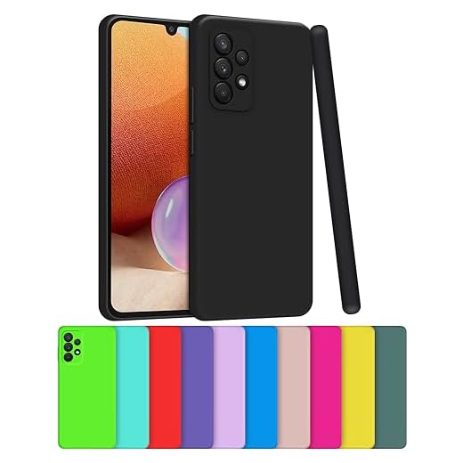 Capa Capinha Case Compatível Samsung Galaxy A73 Silicone Aveludada Com Proteção De Câmera (AZUL BEBE)