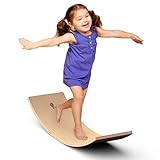 Orbrium Multi-Activity Curvy Play Board Compatible with Waldorf Balance Board Rocker Children's Stool