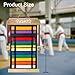 Klizdum Karate Belt Display Rack - Holds Up to 12 Belts, Taekwondo & BJJ Belt Display Holder for Martial Arts, No Assembly Required, Martial Arts Belt Display for Teenagers & Adults (Bamboo)