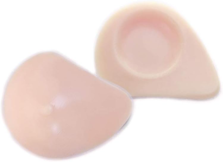 BaronHongSilicone Prosthetic Breast Fake Boobs for Crossdresser Mastectomy 1 Pair