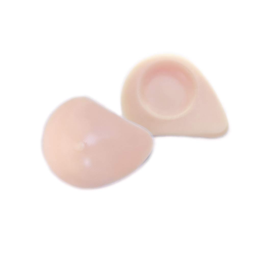 BaronHongSilicone Prosthetic Breast Fake Boobs for Crossdresser Mastectomy 1 Pair