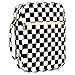 Bible Carrying Case Checkered Pattern Bible Cover Case with 75 Bibles Sticker, 200 Tabs, 5 Gel Ink Pens and 12 Highlighters for Woman Black