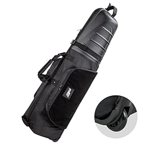 Golf Travel Bags for Airlines with Reinforced Wheels and Hard Case Top, Excellent Zipper Protect Your Clubs, Lightweight and Easy to Maneuver¡­